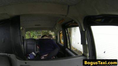 British Taxi Amateur Creampied By Cabbie - hclips.com - Britain
