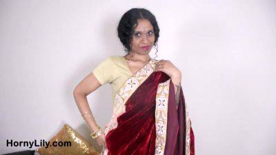 Horny Indian Stepmom Seducing Her Stepson Virtually On Webcam Show - txxx.com - India